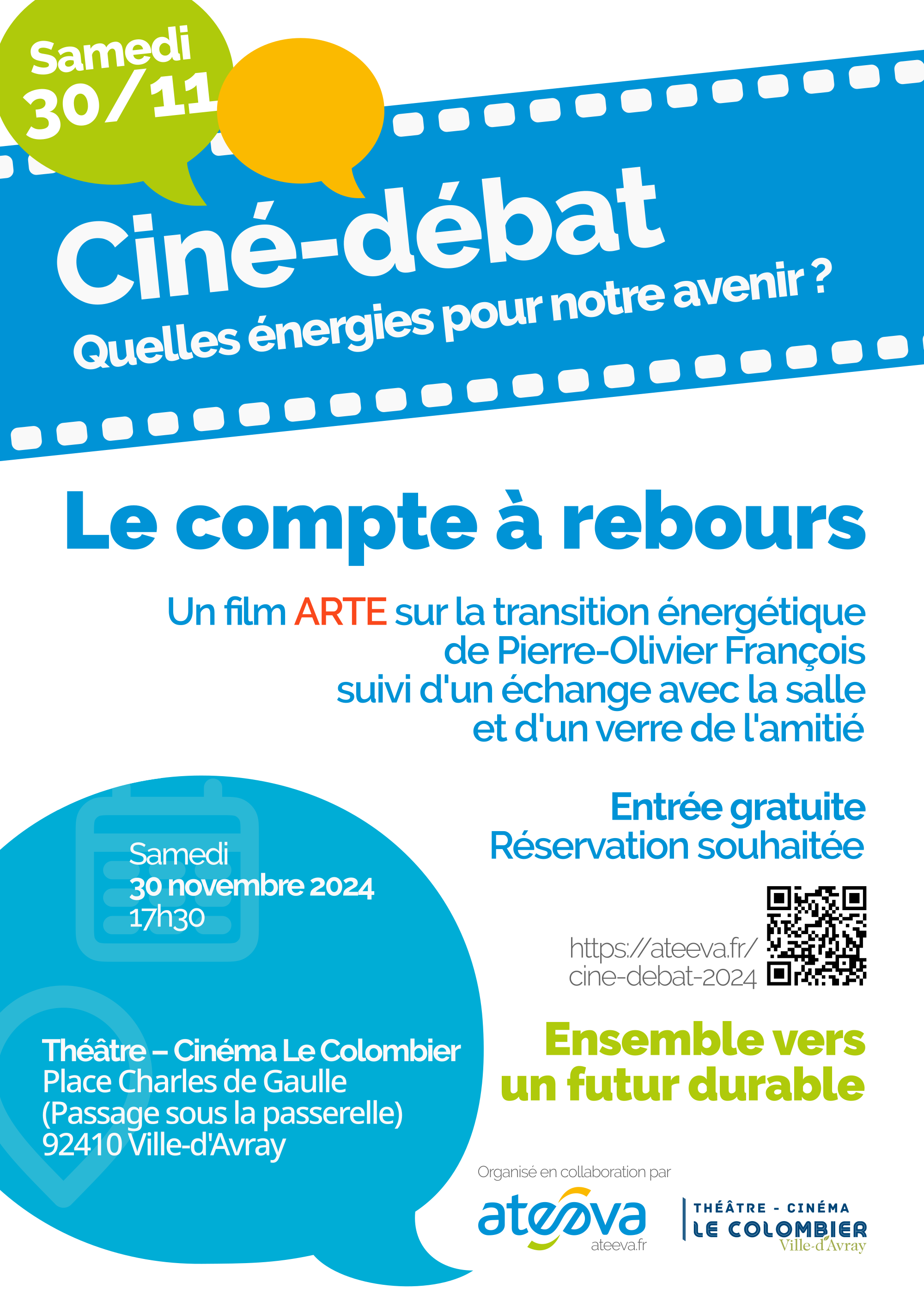 Ciné-débat flyer