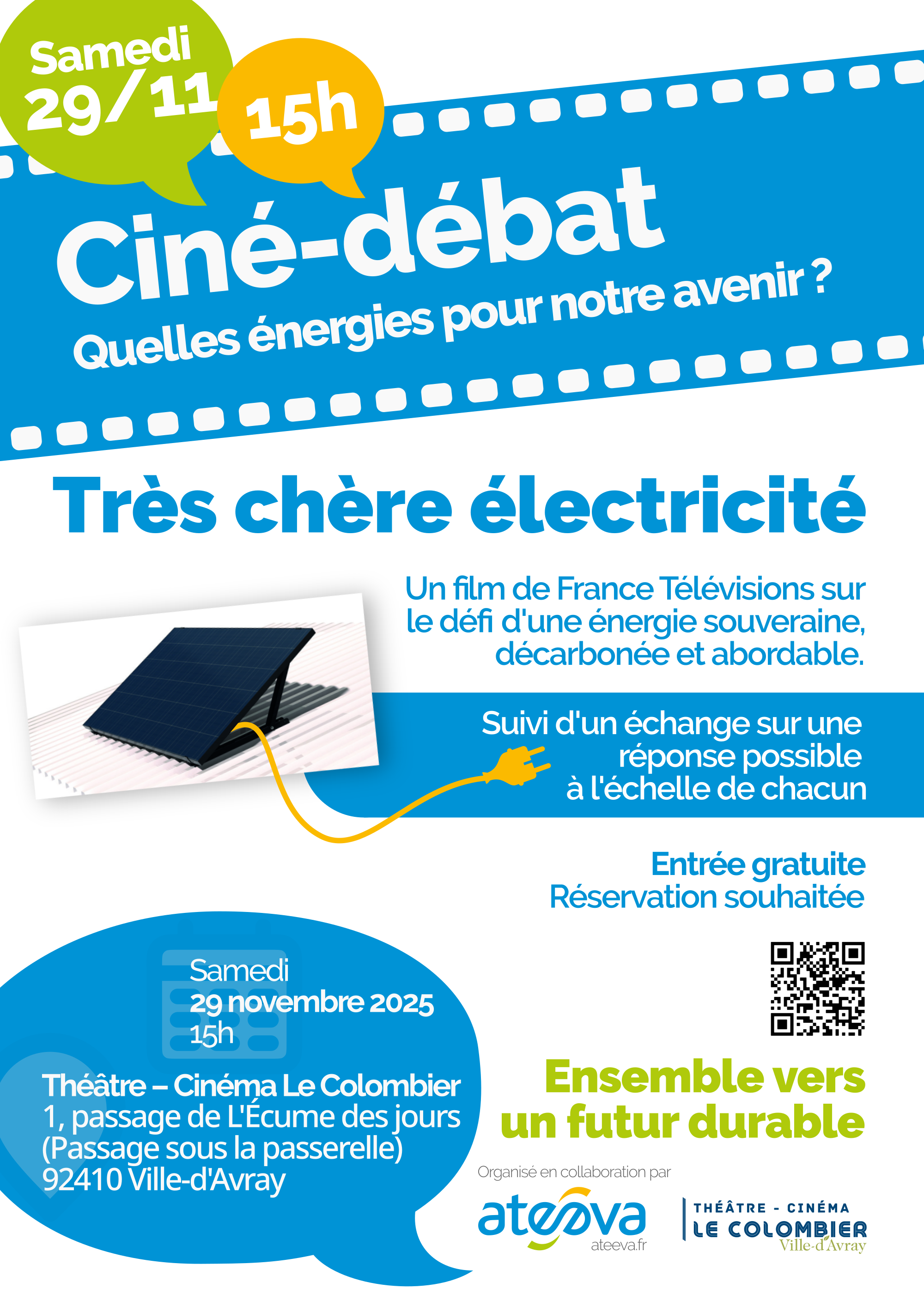 Ciné-débat flyer